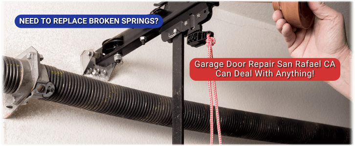 Broken Garage Door Spring San Rafael CA
